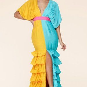 Have It Your Way 2 Tone Maxi Dress